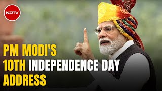 PM Modi Delivers His 10th Independence Day Speech From Red Fort: 