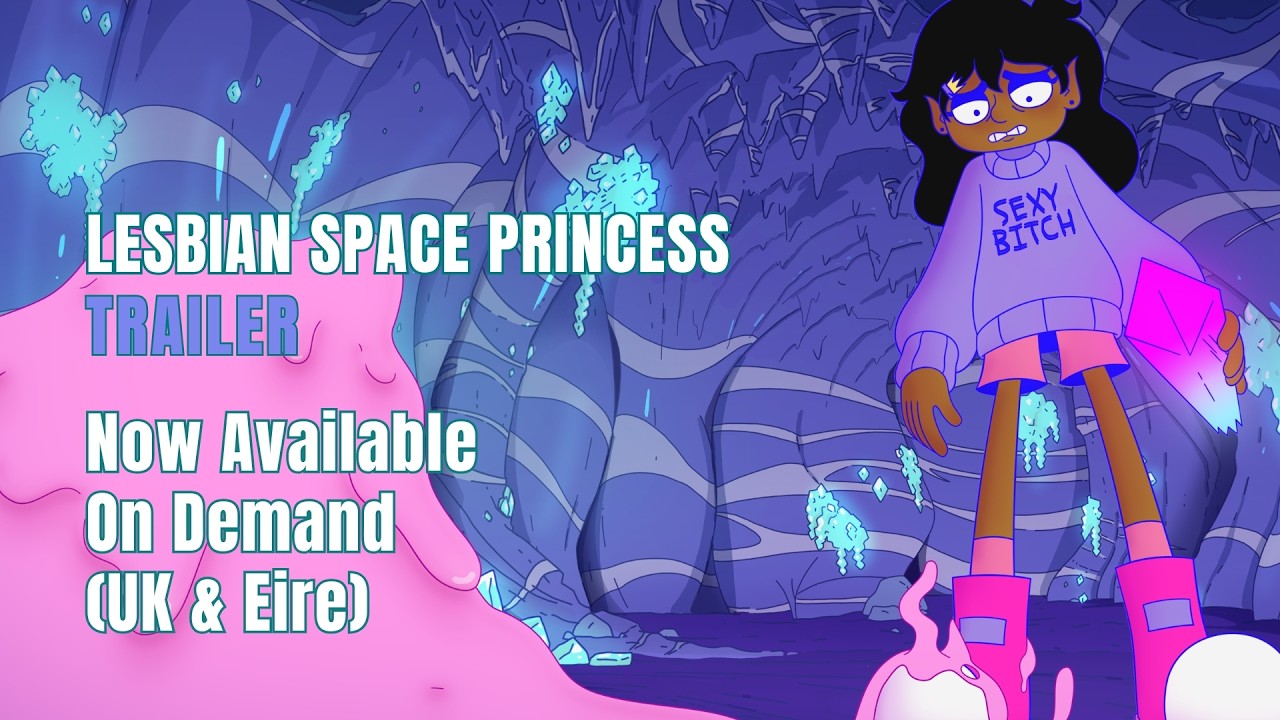 UK cinemas trailer for *Lesbian Space Princess* (2026), the Berlin Teddy Award-winning animated comedy released by Peccadillo Pictures on June 19, 2026