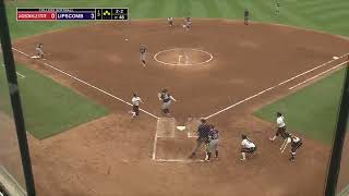 Baseball Girl Player Blows Snot Rockets At The End Of Race.