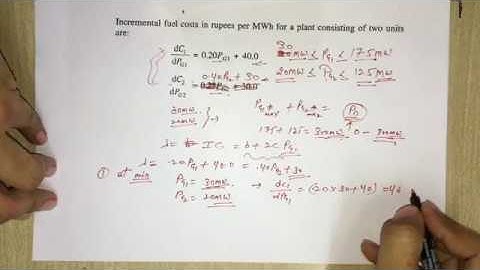 Economic Operation of Power System (Optimal Operation of Generator on Bus-Bar Part-3)
