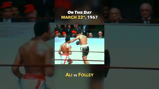 On This Day - ALI’s last fight of the 60s before suspension | March 22th #shorts #onthisday