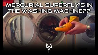 FOOTBALL BOOTS IN THE WASHING MACHINE?? DOES IT WORK?? HOW TO CLEAN NIKE &amp; ADIDAS FLYKNIT BOOTS