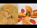 Sopa de arroz y gambas - Empanadillas picadas con carne - Cocina Abierta de Karlos Arguiñano