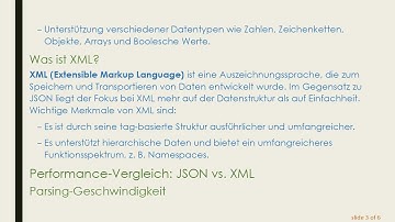 Groovy Performance: JSON vs. XML Parsing bezüglich Geschwindigkeit und Speicherverbrauch