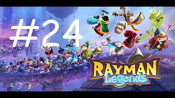 Let's Play Rayman Legends 100% - Part 24 - HAIRY TENTACLE HENTAI MONSTER (Back to Origins)