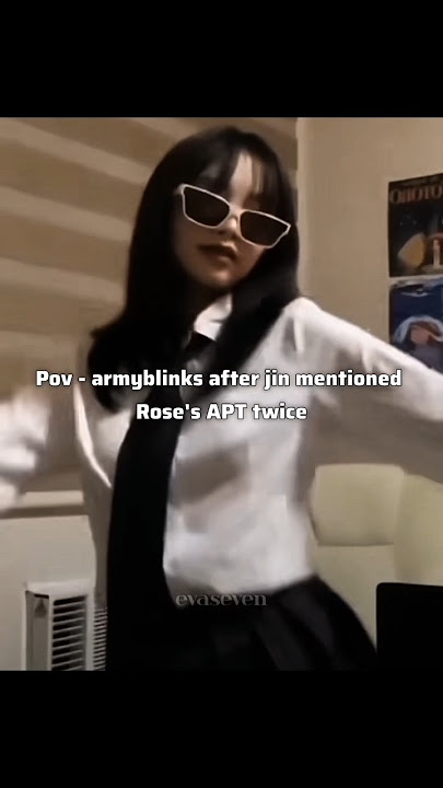 jin mentioned Rose's APT again in an interview 😭💗 #jin #rosé #apt #armyblink #fypviralシ #shorts