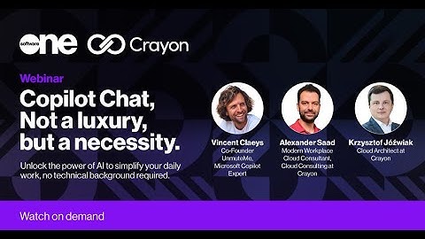 CEE Webinar: Microsoft 365 Copilot Chat. Not a luxury, but a necessity.