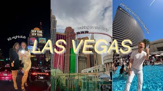 a weekend in Las Vegas vlog *pool party, nightclubs & the strip*