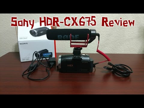 Sony HDR-CX675 Full Product Review Using External Mic