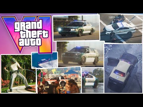 GTA VI Analysis - ALL Police Vehicles & Agencies in Trailer 1