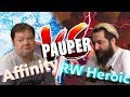 Pauper Versus - Affinity VS RW Heroic Magic: the Gathering Wincondition