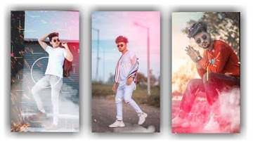 How to create trending whatsapp status video | kinemaster video editing | Glitch effect video