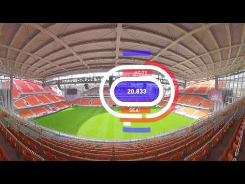 2018 FIFA World Cup: Ekaterinburg Arena (360 VIDEO)