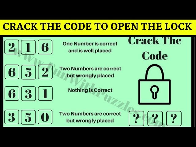 Can You Crack The Code Puzzle In 9 Seconds? Fun Game Time