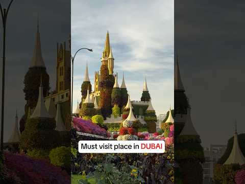 Must visit place in Dubai | Miracle garden Dubai | Dubai Travel | UAE tourism