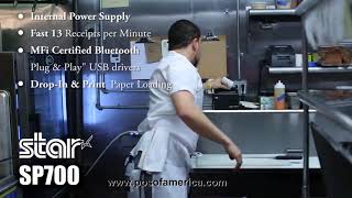 STAR MICRONICS, SP700 SP712ML THERMAL KITCHEN PRINTER ETHERNET ALDELO CLOVER