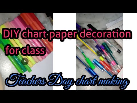 Ideas For Teachers Day Chart