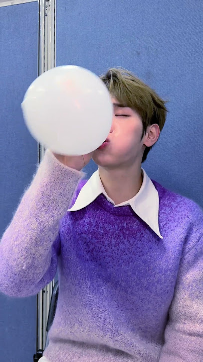 When I blow up a balloon with the song 'MELTING POINT'