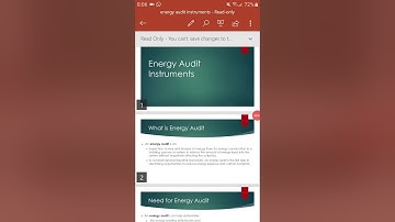 ENERGY AUDIT INSTRUMENTS(LECTURE-1)