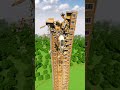 STAR WARS VS MINECRAFT TOWER! #minecraft #teardown
