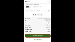 How to Cancel Pending Order in Fidelity