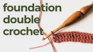 How To Foundation Double Crochet (FDC) Video Tutorial No More Long Chains!