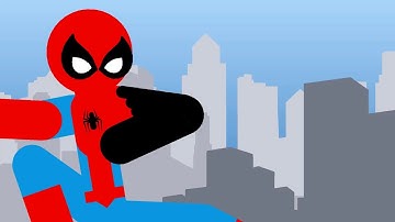 Spider-Man Stick Nodes Symbiote Transformation