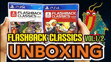 Atari Flashback Classics Vol.1 & Vol.2 (PS4) Unboxing !!