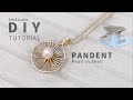 DIY PEARL IN SHELL pendant /Wire Wrapping Pendant Tutorial / DIY Jewelry / DIY Accessories