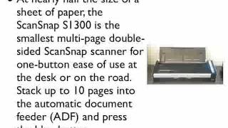 Fujitsu ScanSnap S1300 Instant PDF Sheet-Fed Mobile Scanner