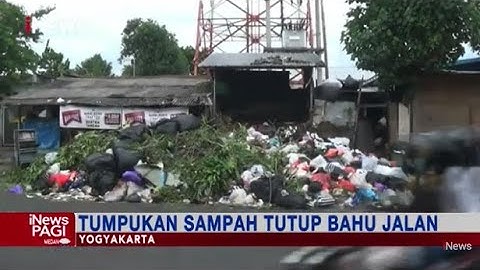 TPST Piyungan Ditutup, Tumpukan Sampah Membeludak Sampai Bahu Jalan di Yogyakarta #iNewsPagi 29/11