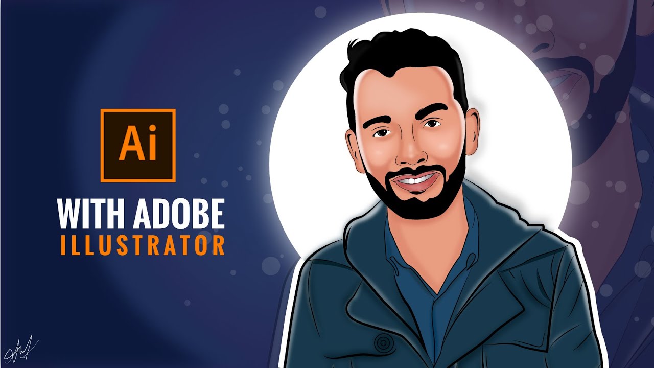 Vector Portrait | Vector Art | Digital Art - Adobe Illustrator ...