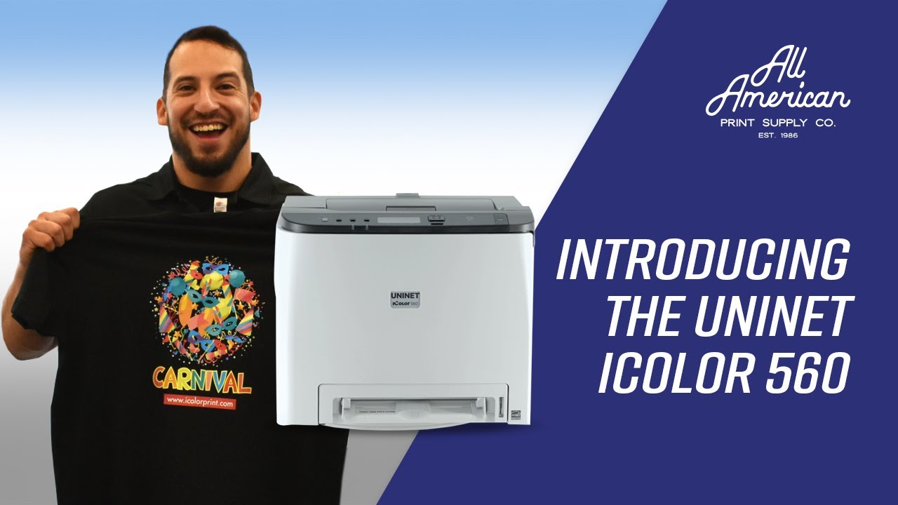 iColor 560 Printer - On-demand Full Color + White Digital Laser