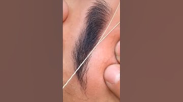 Eyebrow threading tutorial #eyebrowthreadingtutorial #eyebrows #shortvideo #shorts