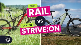 Trek Rail Gen 3 vs. Canyon Strive:ON | What's the best ebike for you?