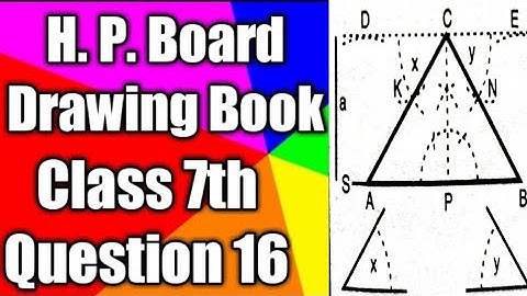 H.P. Board Drawing Book Class 7th Angle 16