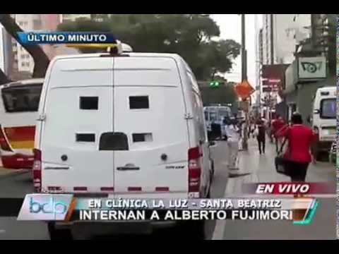 Alberto Fujimori es internado en clínica por lesión en el brazo congreso del peru