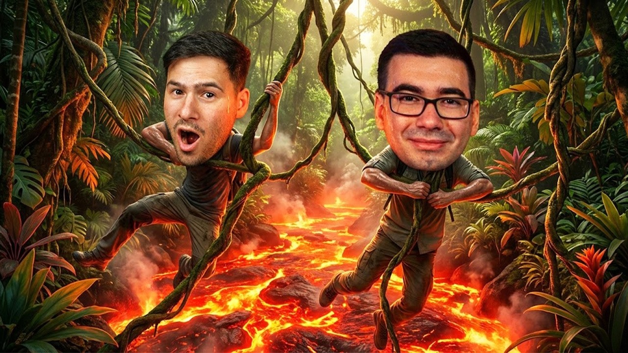 ВЛЯЗОХМЕ В ДЖУНГЛАТА 😱 Human: Fall Flat