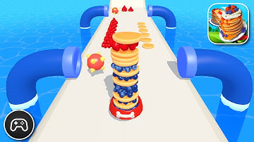 Pancake Run - Gameplay Walkthrough Part 72 - Puzzle Game Levels 439-443 (iOS, Android)