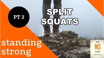 STANDING STRONG - PT3 SPLIT SQUATS - Exercise for Multiple Sclerosis