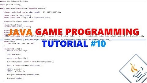 Java Game Programming #10 - Creating a coin with collision!