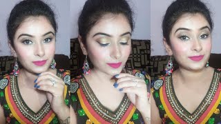 शादी के लिए मकेअप कैसे करे || indian wedding guest makeup look || Collab with Sia Beauty Fashion