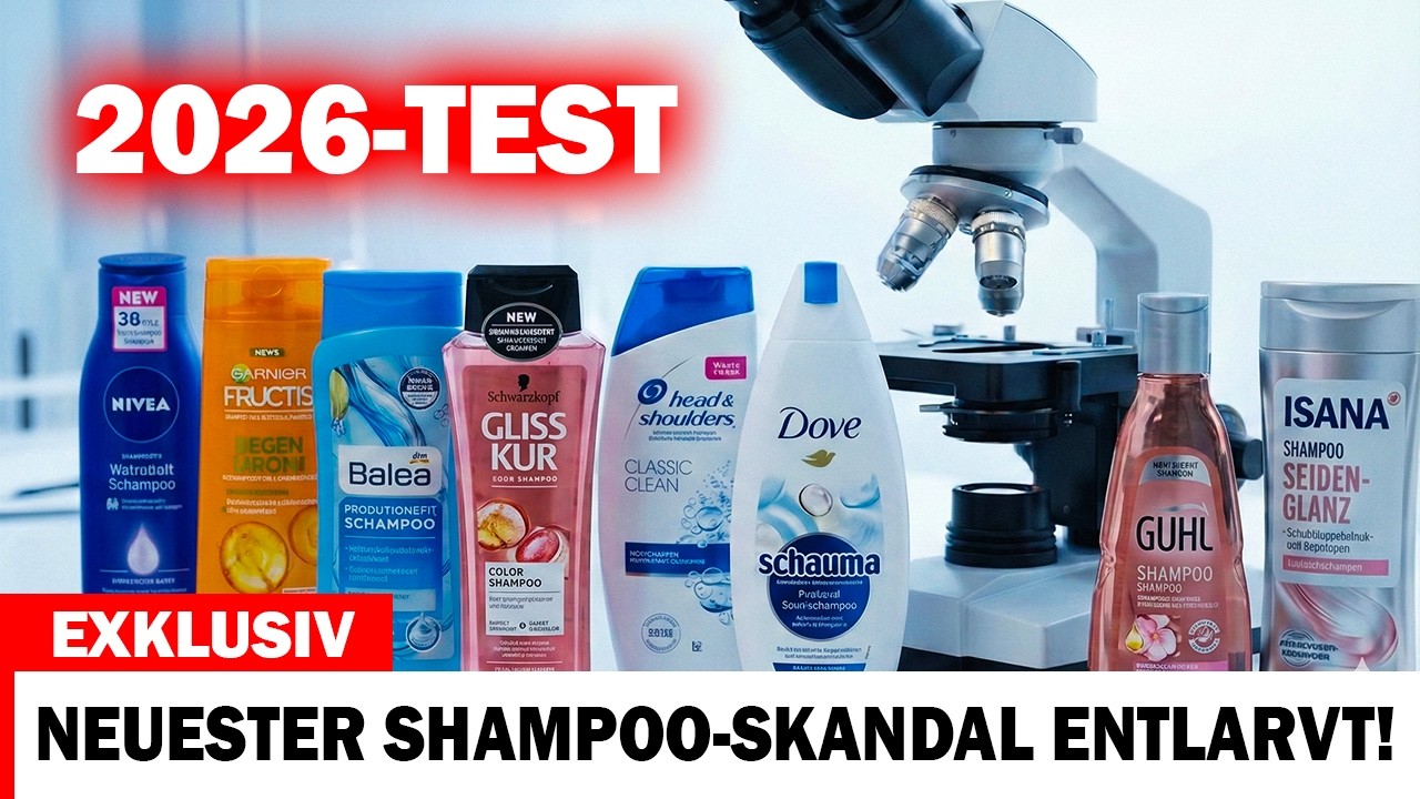 Neuster Test: Welches Shampoo ist wirklich sicher? Sie werden überrascht sein