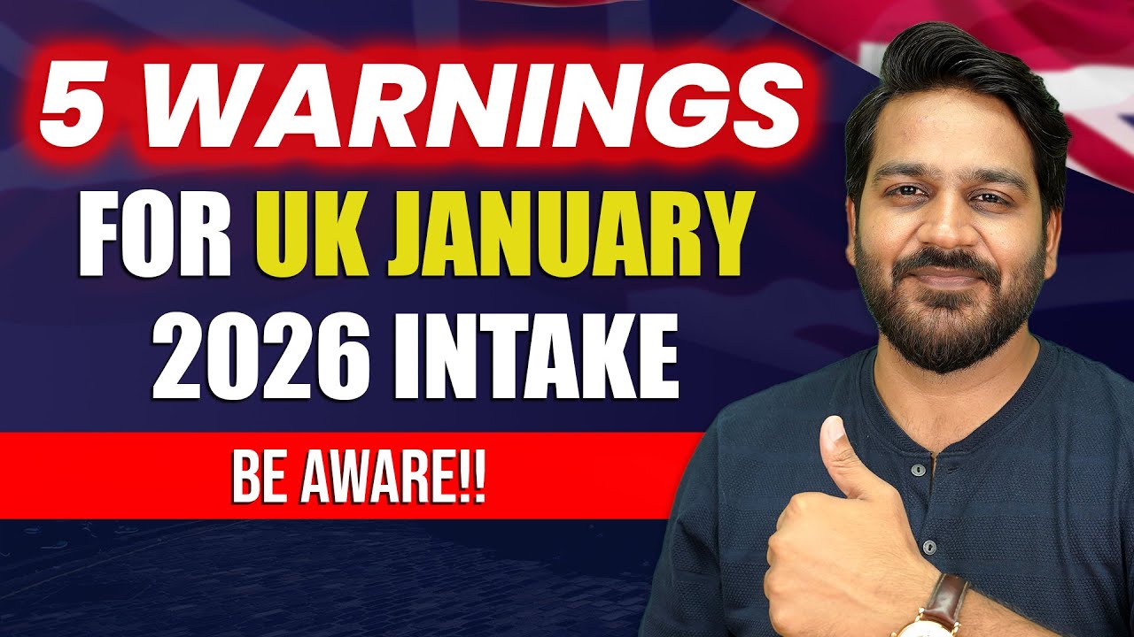 Attention Future UK Students for January 2026 Intake! Avoid These 5 Mistakes!