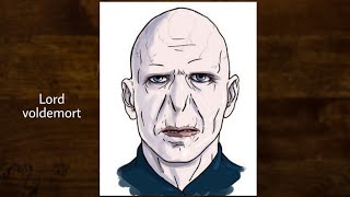 How to draw Lord Voldemort  Harry Potter | Drawing Tutorial | YouCanDraw