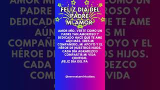 💝Feliz dia del padre a mi esposo✅Para ti mi amor #diadelpadre #díadelpadre #miamor #felizdia