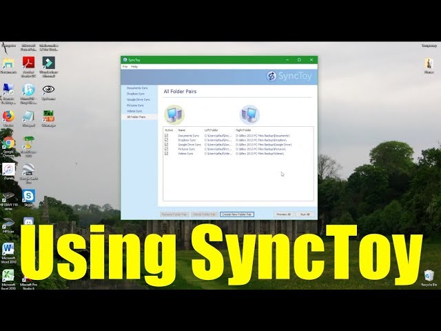 microsoft synctoy scheduled task