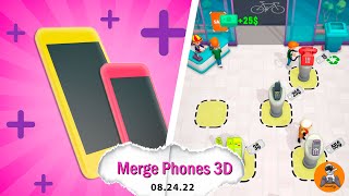 Merge Phones 3D 📱📞🤳All Levels Gameplay iOS screenshot 5