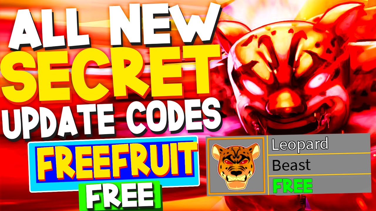 New OP CODE + FREE LEOPARD FRUIT! (Blox Fruits All New Codes