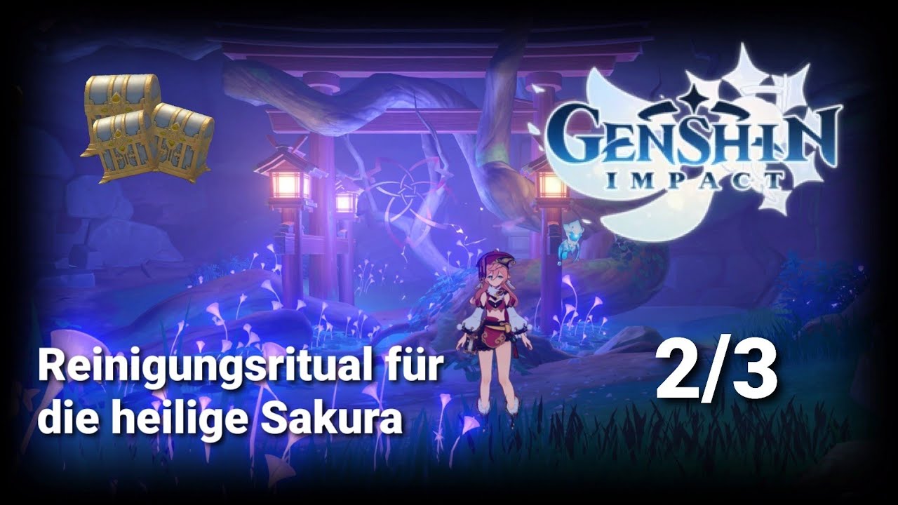 Schließe Das Reinigungsritual Für Die Heilige Sakura Ab Reinigungsritual für die heilige Sakura|Genshin Impact - YouTube